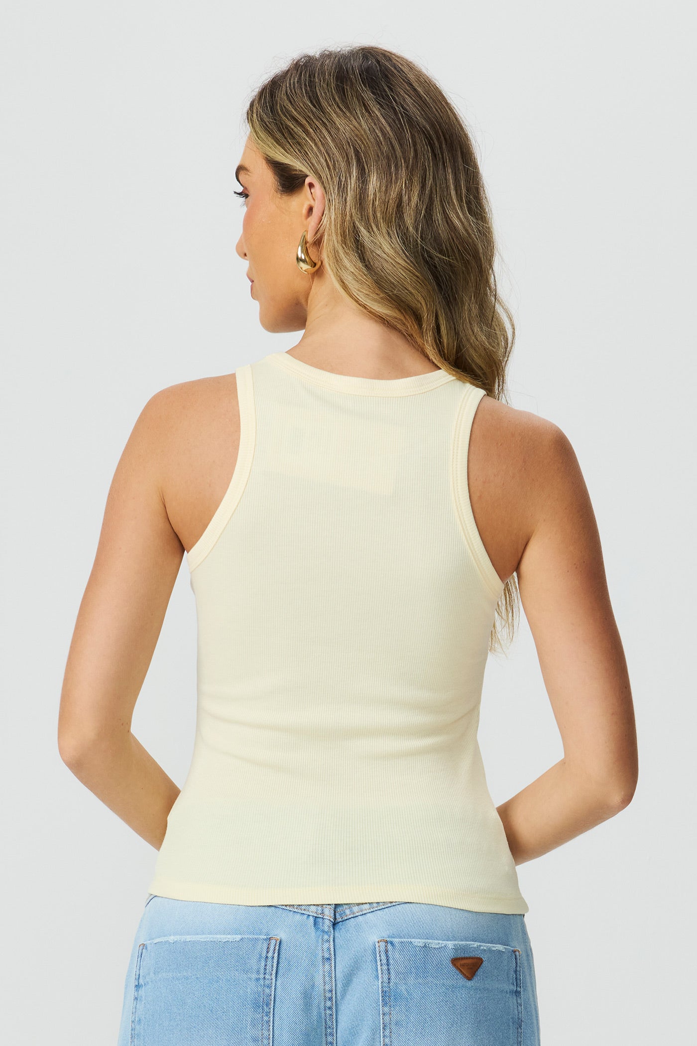 Blusa ribana gifg manteiga Fato Básico