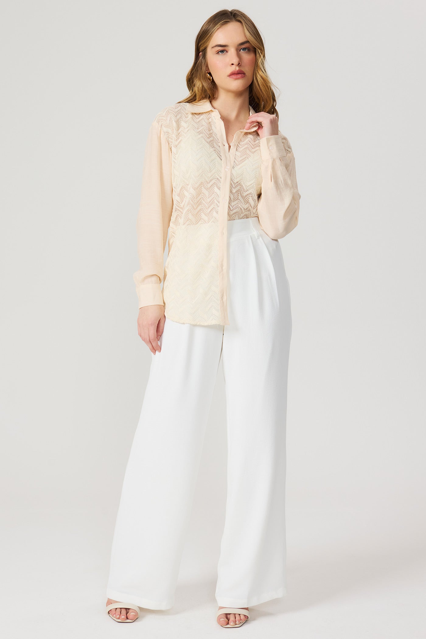 Camisa crochet Fato Básico
