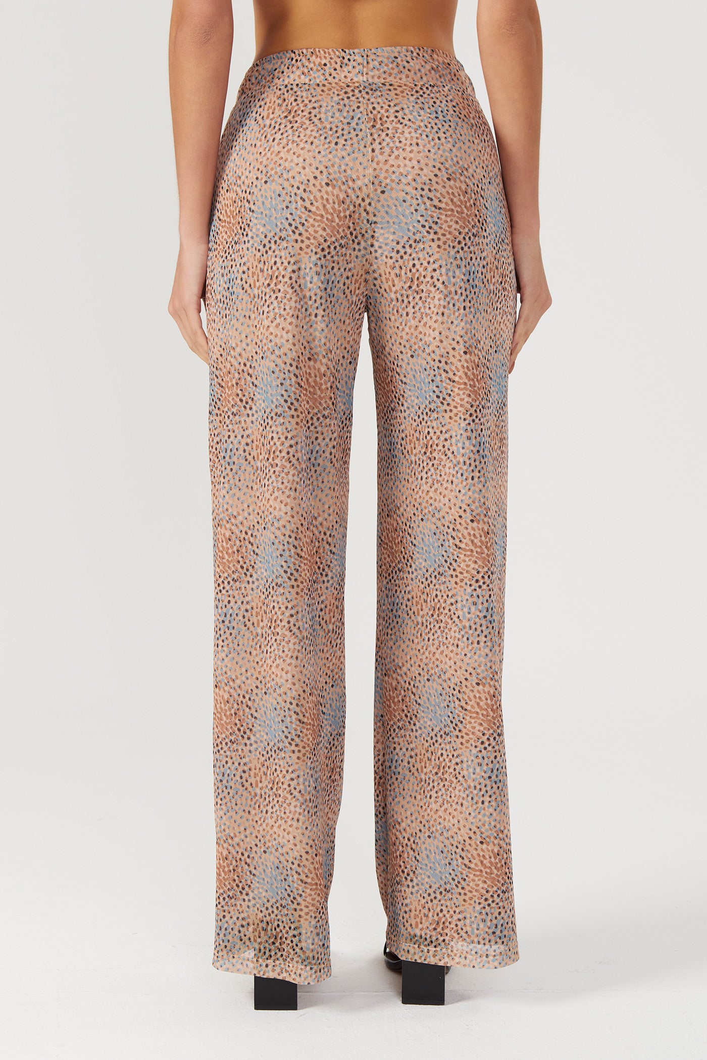 Calça tule estampado natural Fato Básico