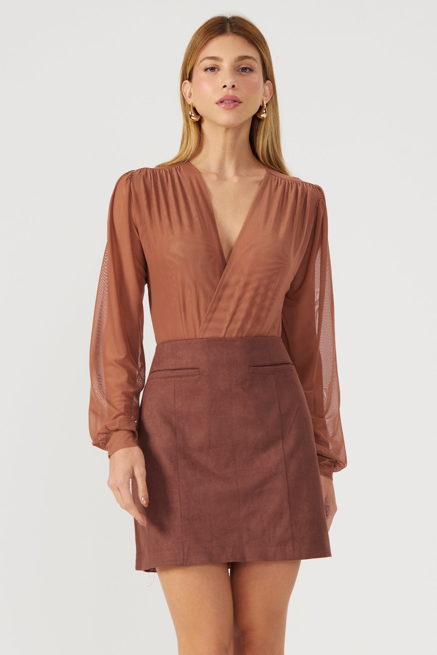 SAIA SUEDE BOLSO ALFAIATARIA