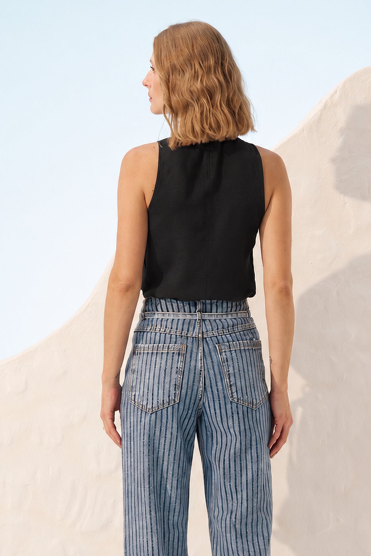 Blusa regata preta Fato Básico