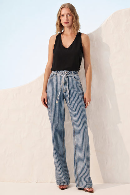 Blusa regata preta Fato Básico