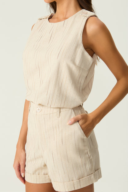 Blusa linho natural Fato Básico