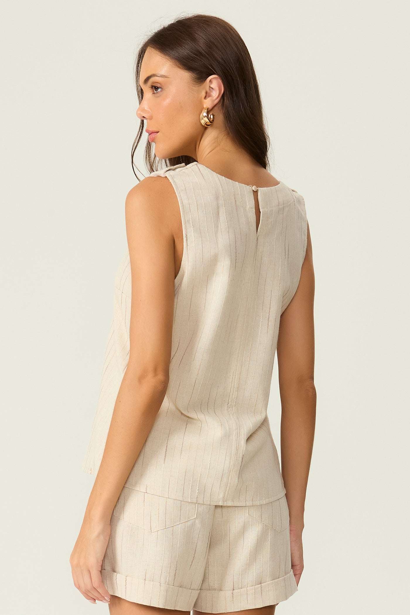 Blusa linho natural Fato Básico