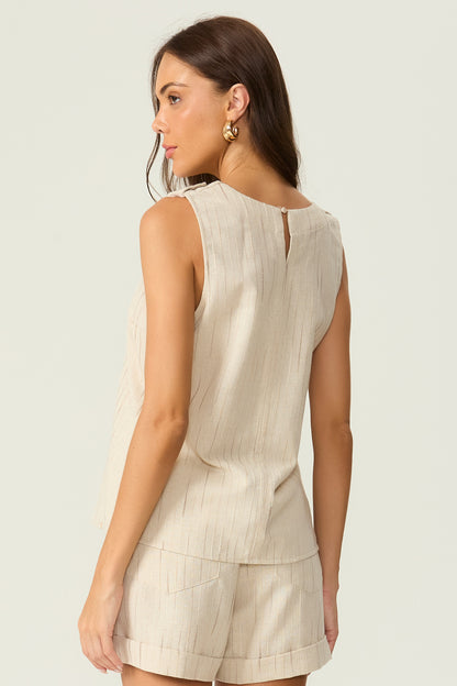 Blusa linho natural Fato Básico