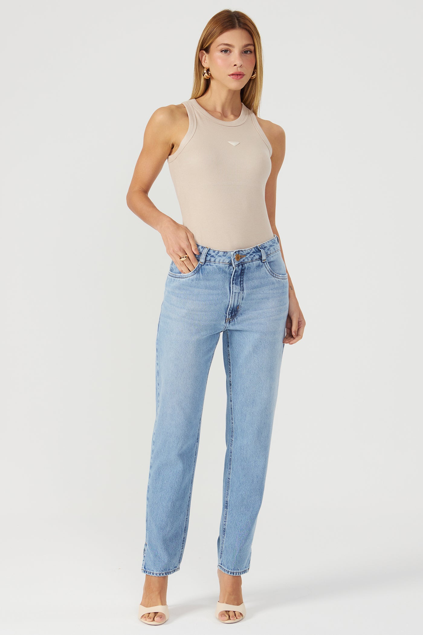 Blusa regata aveia Fato Básico