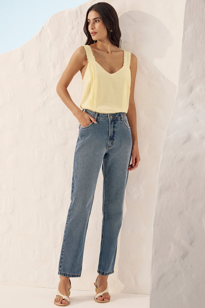 Blusa alça renda Fato Básico