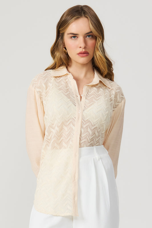 Camisa crochet Fato Básico