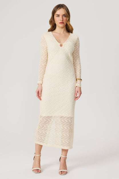 Vestido crochet Fato Básico