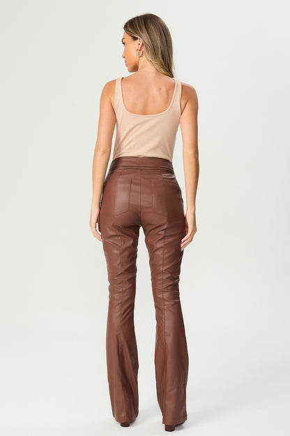 CALCA COURO SINTETICO BOOTCUT