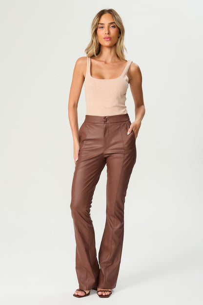 CALCA COURO SINTETICO BOOTCUT