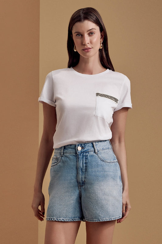 Shorts jeans perfecto Fato Básico